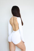 CurveContour Sculpt Romper Classic White