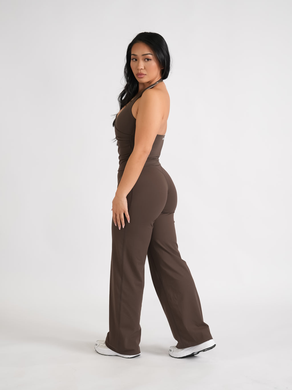 Classic Straight Leg Pants Espresso LONG LENGTH