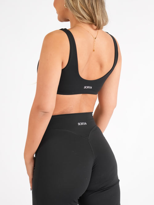 Aria Crop Classic Black