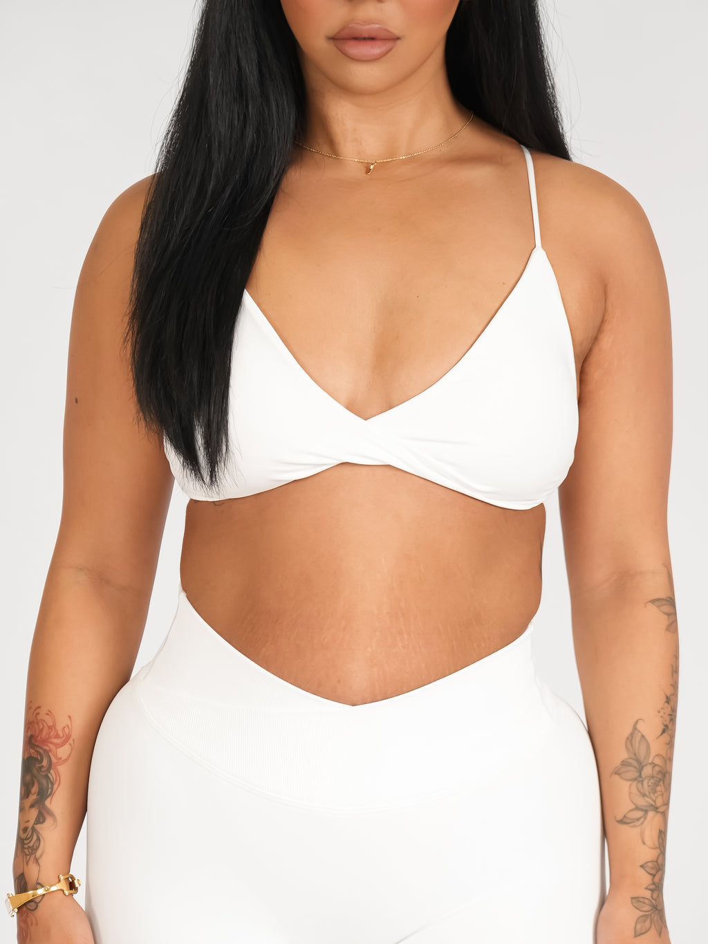 CurveContour Allure Mini Bra Classic White