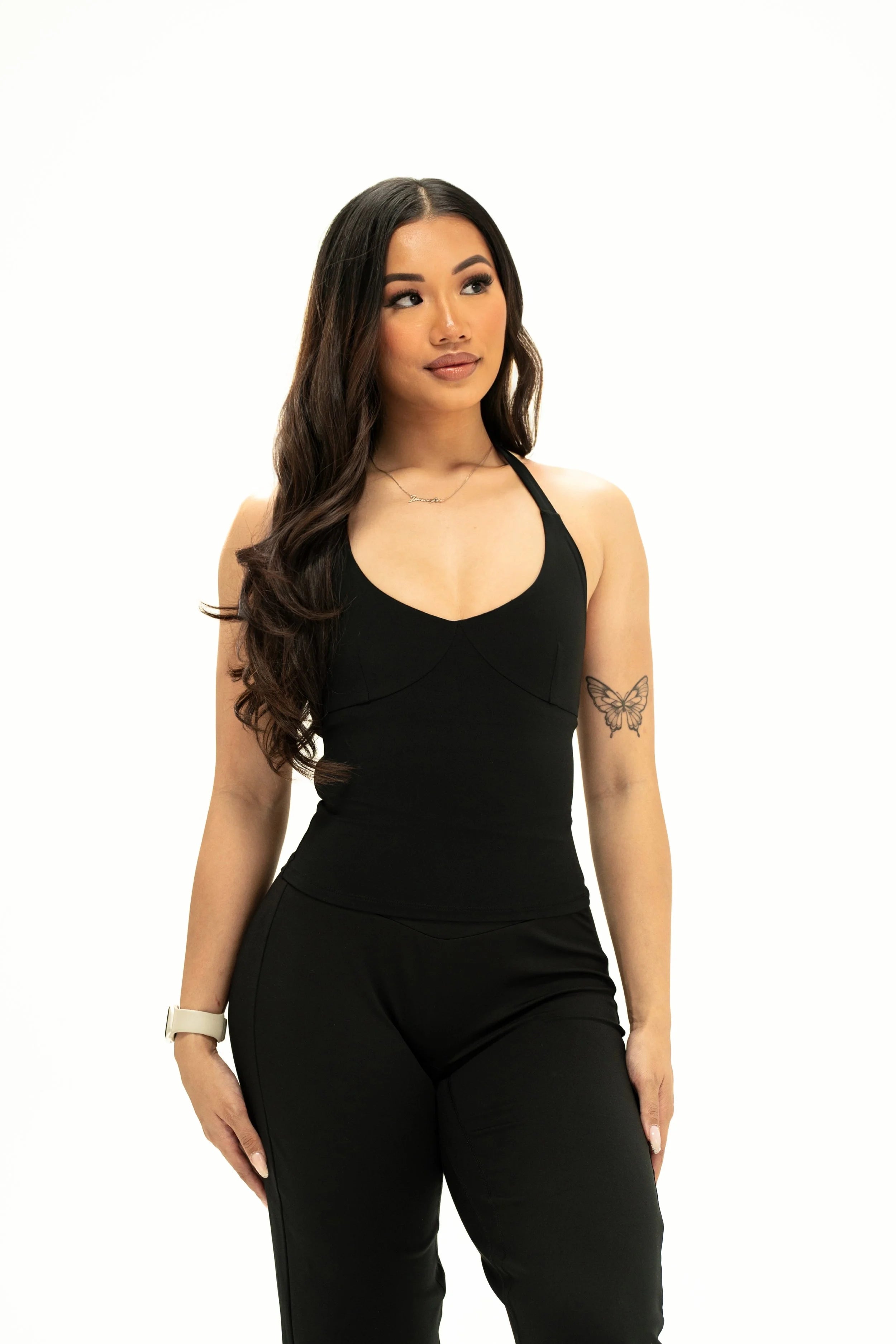 Form Kaia Halter Tank Classic Black
