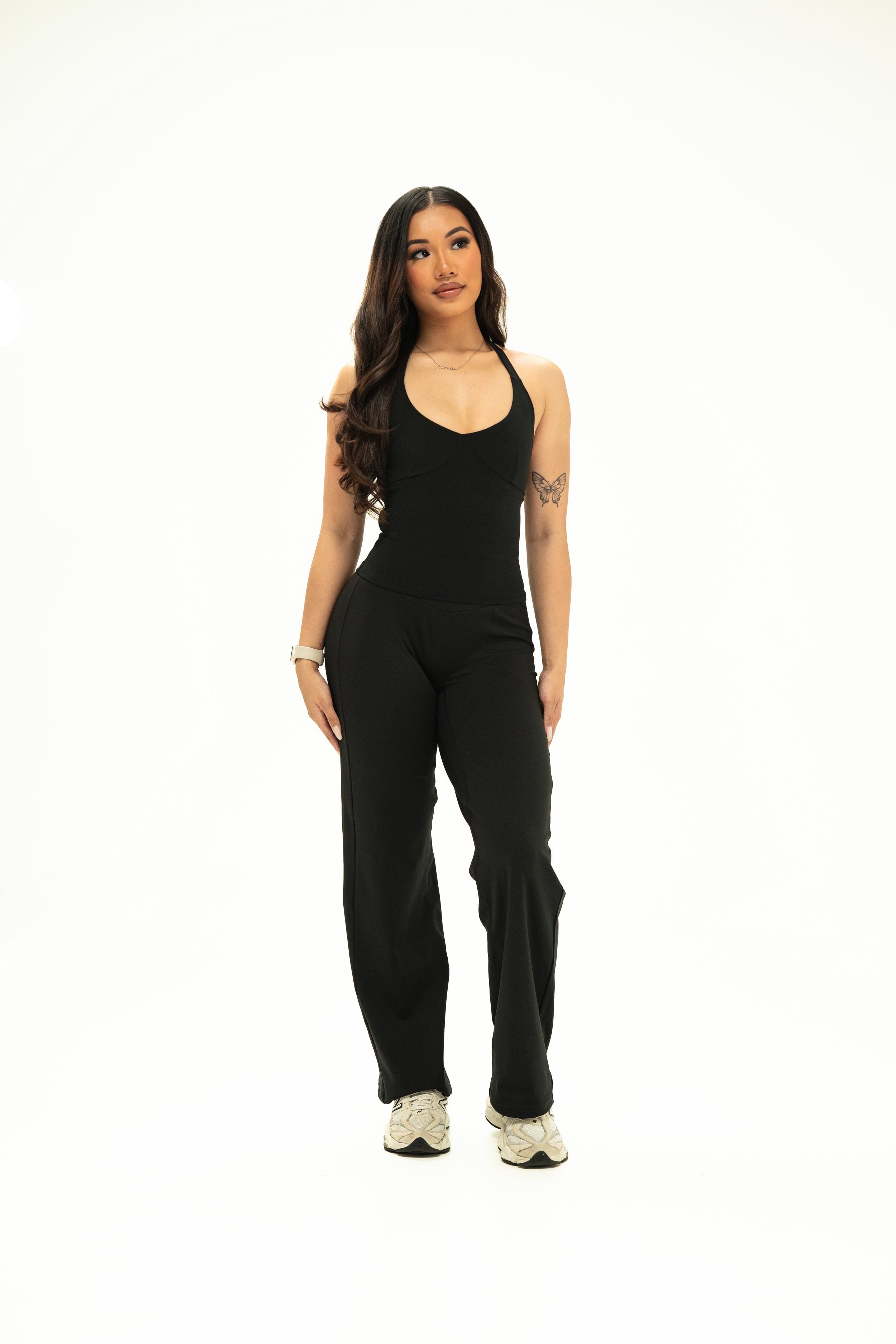 Signature Straight Leg Pants Classic Black