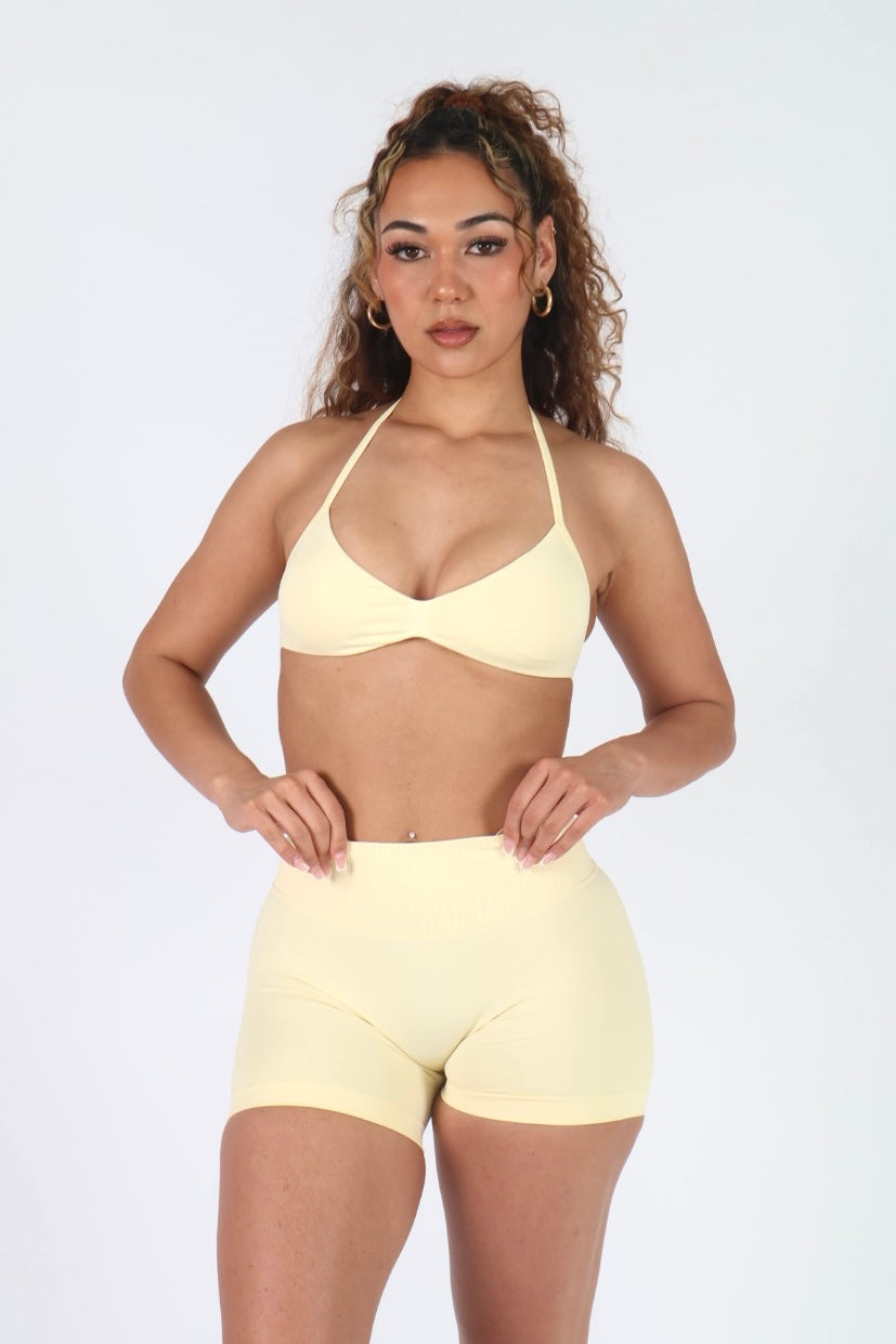 CurveContour Curve Halter Bra Butter