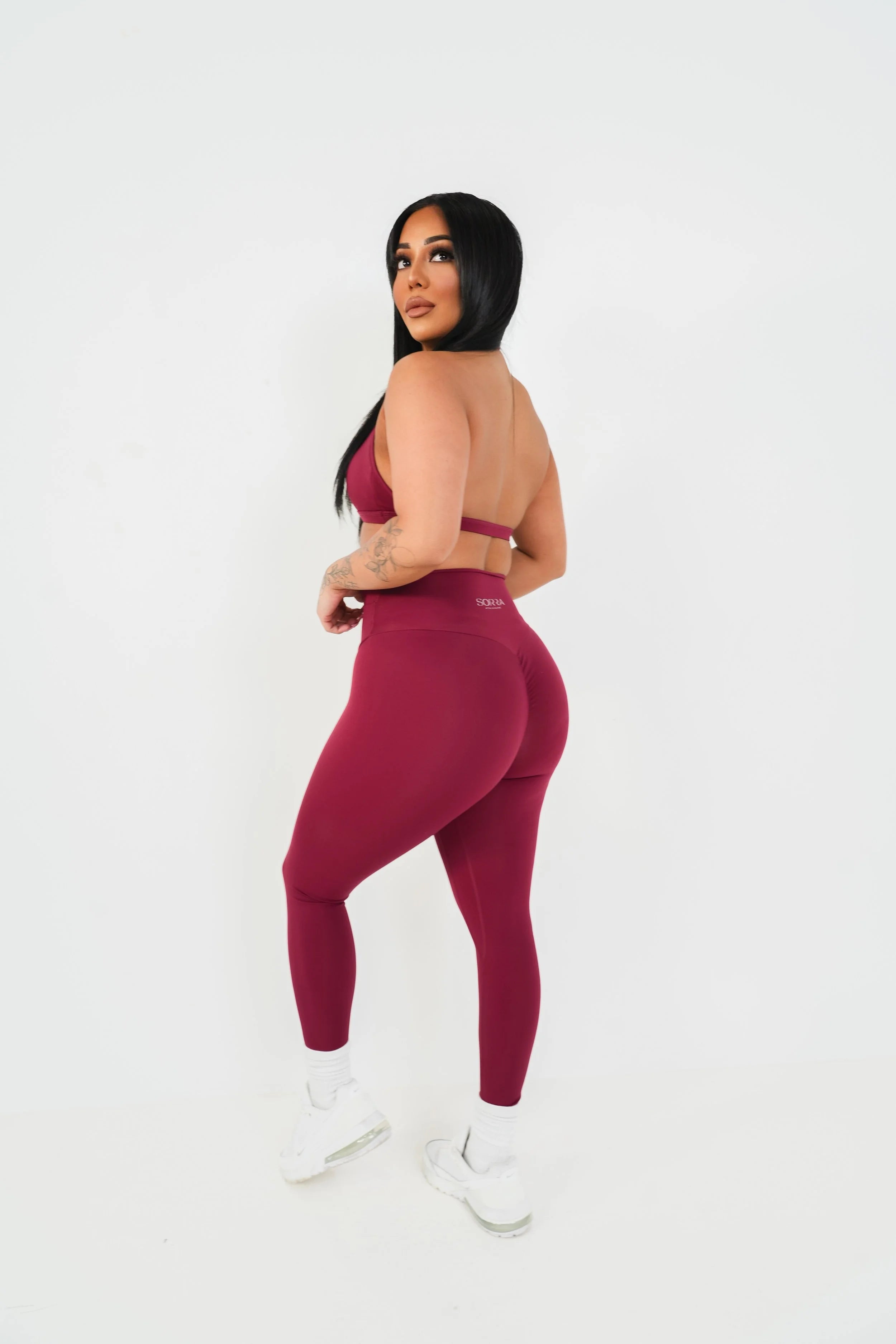 Form Hybrid Scrunch Leggings Sour Cherry