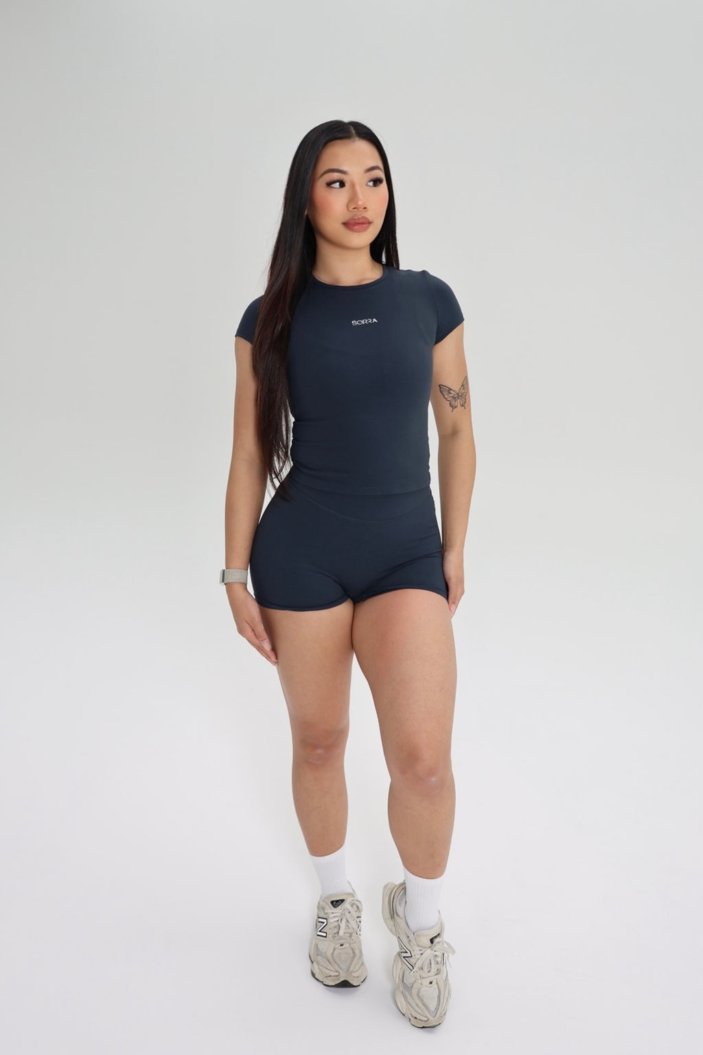 Classic Non-Scrunch Shorts True Navy 4'