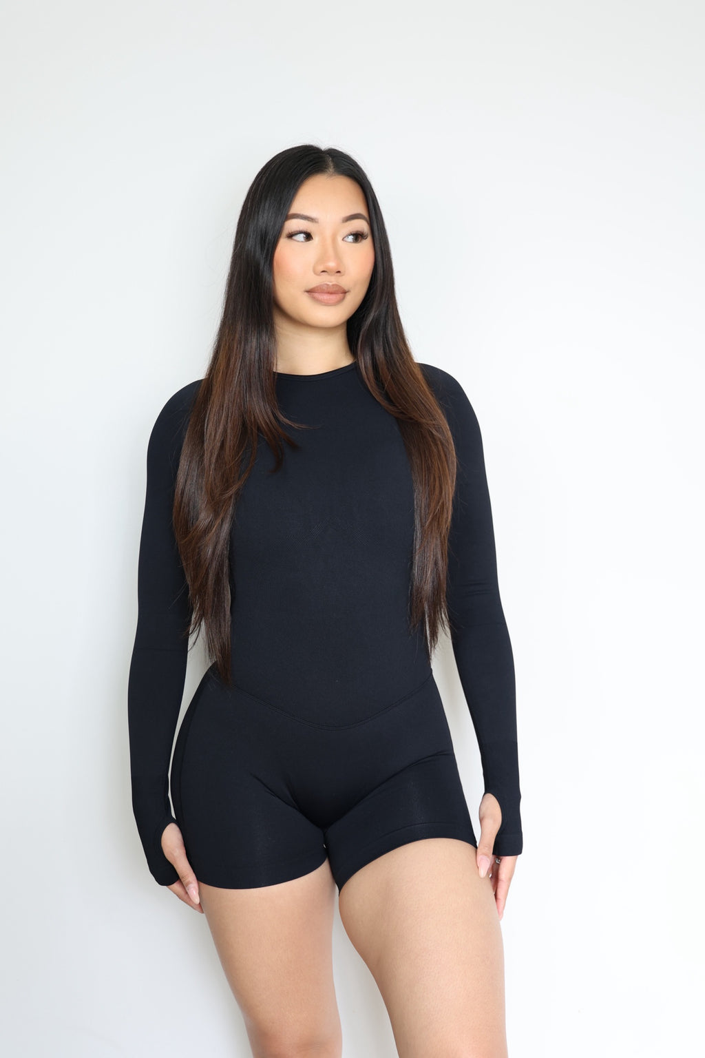 CurveContour Sculpt Romper Classic Black